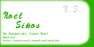 noel sipos business card